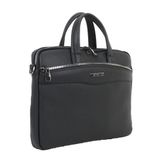 Case Club Unisex Siyah El Çantası Slim Model Omuz Askılı 13,3'' 14'' inç Laptop Bölmeli Siyah