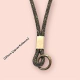 Case Collection Telefon Askısı Boyun Ipi Charm Çapraz Strap 130CM - Antrasit