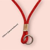 Case Collection Telefon Askısı Boyun Ipi Charm Çapraz Strap 130CM - Kırmızı