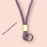 Case Collection Telefon Askısı Boyun Ipi Charm Çapraz Strap 130CM - Lila