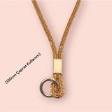 Case Collection Telefon Askısı Boyun Ipi Charm Çapraz Strap 130CM - Rose