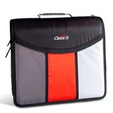 Case-İt Mighty Zip Tab Fermuar Bağlayıcı | Güçlü Zip Sekmesi, 5 Renkli Sekme Genişleyen Dosya Klasörü, Çoklu Cepler, Omuz Askısı, Ofis