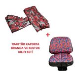 Case Jx 65 C Traktör Kaporta Kılıfı Branda Ve Koltuk Kılıfı Seti-2013 Model Ve Sonrası