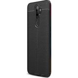 Case Street Oppo A9 2020 Kılıf Niss Silikon Deri Görünümlü Siyah