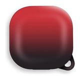 Case Street Samsung Galaxy Buds 2 Kılıf Kancalı Çift Renk Sert Plastik Sf8 Kırmızı