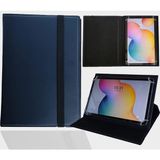 Case Tablet Standlı Üniversal Kapaklı Tablet Kılıfı Lacivert Amazon Kindle Fire Hd 8" ile Uyumlu