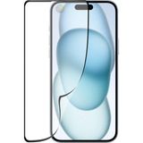 Case World Apple iPhone 15 Plus Tam Kaplayan Fiber Nano Ekran Koruyucu Cam - Şeffaf