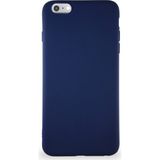 Case World Apple iPhone 6s Plus Kılıf Soft Premier Renkli Silikon Kapak - Lacivert