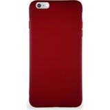 Case World Apple iPhone 6s Plus Kılıf Soft Premier Renkli Silikon Kapak - Mürdüm