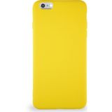 Case World Apple iPhone 6s Plus Kılıf Soft Premier Renkli Silikon Kapak - Sarı