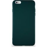 Case World Apple iPhone 6s Plus Kılıf Soft Premier Renkli Silikon Kapak - Yeşil