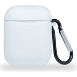 Case World Caseworld Apple Airpods Renkli ve Askılı Silikon Kılıf - Beyaz