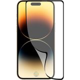 Case World Caseworld Apple iPhone 14 Pro Tam Kaplayan Fiber Nano Ekran Koruyucu Cam - Şeffaf