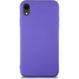 Case World Caseworld Apple iPhone Xr Kapak Içi Kadife Lansman Silikon Kılıf - Mor