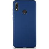 Case World Caseworld Huawei Y7 2019 Kapak Içi Kadife Lansman Silikon Kılıf - Lacivert