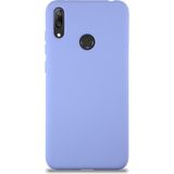 Case World Caseworld Huawei Y7 2019 Kapak Içi Kadife Lansman Silikon Kılıf - Lila