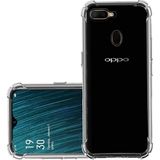 Case World Caseworld Oppo Ax7 ile Uyumlu Kapak Airbag Antishock Köşe Korumalı Silikon Şeffaf Kılıf - Saydam