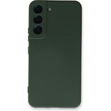 Case World Caseworld Samsung Galaxy S23 Plus Kapak Içi Kadife Kamera Korumalı Lansman Silikon Kılıf - Yeşil