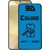Case World Caseworld Samsung Galaxy S24 Plus Tam Kaplayan Seramik Nano Esnek Ekran Koruyucu Cam - Şeffaf - Galaxy S24+