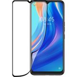 Case World Caseworld Tecno Spark 7t Tam Kaplayan Fiber Nano Ekran Koruyucu Cam - Siyah - Şeffaf