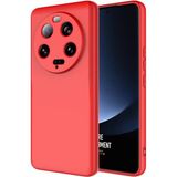 Case World Caseworld Xiaomi Mi 13 Ultra Kapak Içi Kadife Kamera Korumalı Lansman Silikon Kılıf - Kırmızı