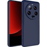 Case World Caseworld Xiaomi Mi 13 Ultra Kapak Içi Kadife Kamera Korumalı Lansman Silikon Kılıf - Lacivert