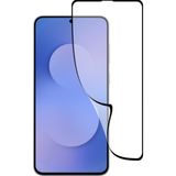 Case World Samsung Galaxy S25 Fe ile Uyumlu Tam Kaplayan Fiber Nano Ekran Koruyucu Cam - Şeffaf