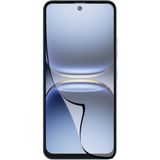 Case World Tecno Spark 40C ile Uyumlu Tam Kaplayan Fiber Nano Ekran Koruyucu Cam - Şeffaf