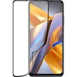 Case World Xiaomi Redmi Poco M5S Tam Kaplayan Fiber Nano Ekran Koruyucu Cam - Şeffaf