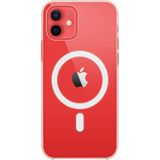 Caseart Apple iPhone 11 Kapak Magsafe Kablosuz Şarj Destekli Şeffaf Kılıf