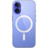 Caseart Apple iPhone 16 Kılıf Magsafe Kablosuz Şarj Destekli Şeffaf Silikon Kapak