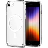 Caseart Apple iPhone Se 2 Kılıf Magsafe Kablosuz Şarj Destekli Şeffaf Silikon Kapak