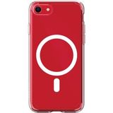 Caseart Apple iPhone Se 3 Kılıf Magsafe Kablosuz Şarj Destekli Şeffaf Silikon Kapak - iPhone SE 3 2022