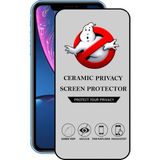 Caseart Apple iPhone Xr Görünmez Tam Kaplayan Seramik Ekran Koruyucu Esnek Cam - Saydam