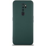 Caseart Oppo A5 2020 Kapak Içi Kadife Kamera Korumalı Lansman Silikon Kılıf - Yeşil