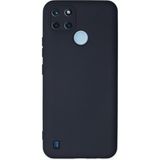 Caseart Realme C25Y Kapak Içi Kadife Kamera Korumalı Lansman Silikon Kılıf - Lacivert