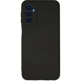 Caseart Samsung Galaxy A04S Kapak Içi Kadife Kamera Korumalı Lansman Silikon Kılıf - Siyah