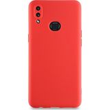 CaseArt Samsung Galaxy A10S Kılıf Kamera Korumalı Premier Silikon Kapak - Kırmızı