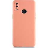 CaseArt Samsung Galaxy A10S Kılıf Kamera Korumalı Premier Silikon Kapak - Pudra