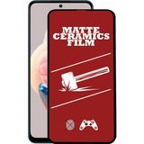 Caseart Samsung Galaxy A14 Tam Kaplayan Mat Seramik Nano Esnek Ekran Koruyucu Cam - Şeffaf - Redmi Note 12
