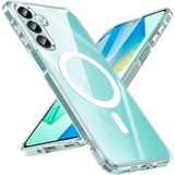 Caseart Samsung Galaxy A16 Kılıf Magsafe Kablosuz Şarj Destekli Şeffaf Silikon Kapak
