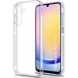 Caseart Samsung Galaxy A25 5g Kapak Kamera Korumalı Tıpalı Şeffaf Silikon Kılıf