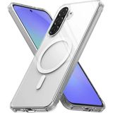 Caseart Samsung Galaxy A36 Kılıf Magsafe Kablosuz Şarj Destekli Şeffaf Silikon Kapak