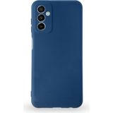 Caseart Samsung Galaxy M23 Kapak Içi Kadife Kamera Korumalı Lansman Silikon Kılıf - Lacivert