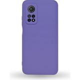 Caseart Xiaomi Mi 10T Pro Kapak Kamera Korumalı Içi Kadife Lansman Silikon Kılıf - Mor
