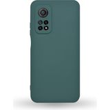 Caseart Xiaomi Mi 10T Pro Kapak Kamera Korumalı Içi Kadife Lansman Silikon Kılıf - Yeşil