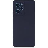 Caseart Xiaomi Poco X5 Pro 5g Kapak Içi Kadife Kamera Korumalı Lansman Silikon Kılıf - Lacivert