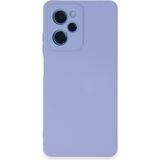 Caseart Xiaomi Poco X5 Pro 5g Kapak Içi Kadife Kamera Korumalı Lansman Silikon Kılıf - Lila