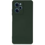 Caseart Xiaomi Poco X5 Pro 5g Kapak Içi Kadife Kamera Korumalı Lansman Silikon Kılıf - Yeşil