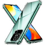 Caseart Xiaomi Redmi 10C ile Uyumlu Kapak Kamera Korumalı Antişok Airbag Köşe Korumalı Silikon Şeffaf Kılıf